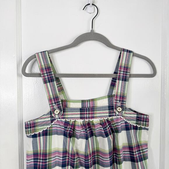 Juicy Couture Y2K McBling Colorful Jumper Mini Dress Plaid Pastel 4 Oughts Rave - Picture 2 of 15